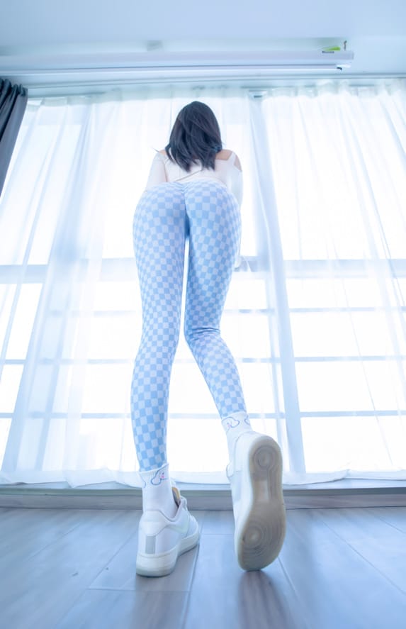 神楽坂真冬 –NO.95 蓝白格[75P/172MB]-3