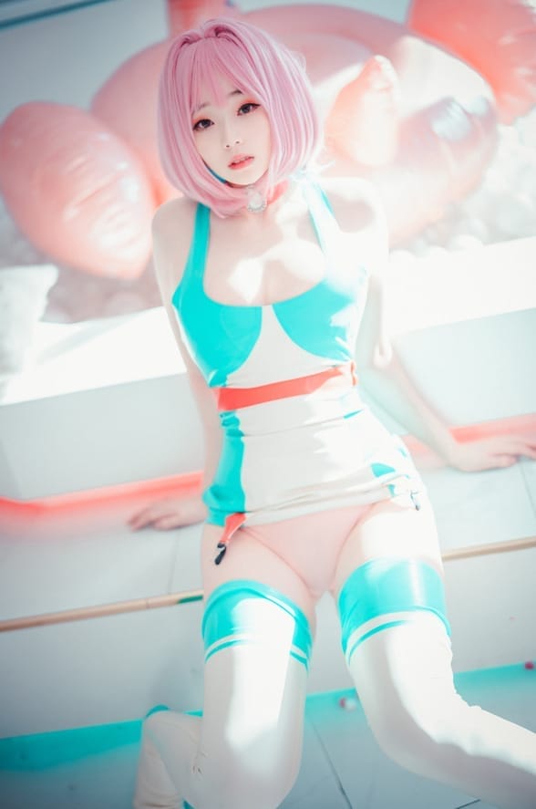 Bambi(밤비) –NO.57[DJAWA] Cling To Latex[45P/416MB]-1