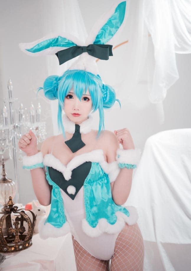 面饼仙儿 –NO.088 初音兔女郎[17P/139MB]-1