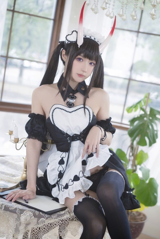 阿包也是兔娘 – NO.048 1月舰长 能代女仆[23P-402MB]-1