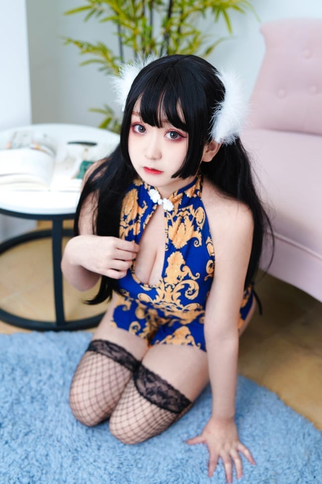 恩田直幸 – NO.17蓝色旗袍[52P-1.06GB]-1