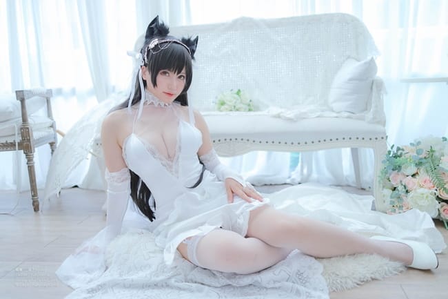 Nyako喵子 – NO.041 爱宕婚纱[62P-177MB]-3