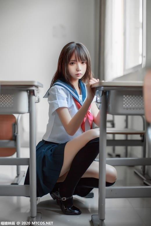 [喵糖映画]VOL.340 同桌的水手服 [33P/528MB]-2