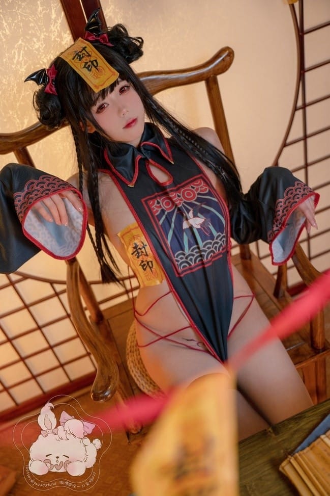 咬一口兔娘ovo – 僵尸蹲蹲[50P1V-956MB]-1