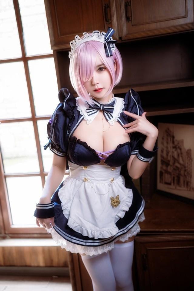 亚马逊鲶鱼 – NO.11 FGO 玛修 女仆[10P-221MB]-1