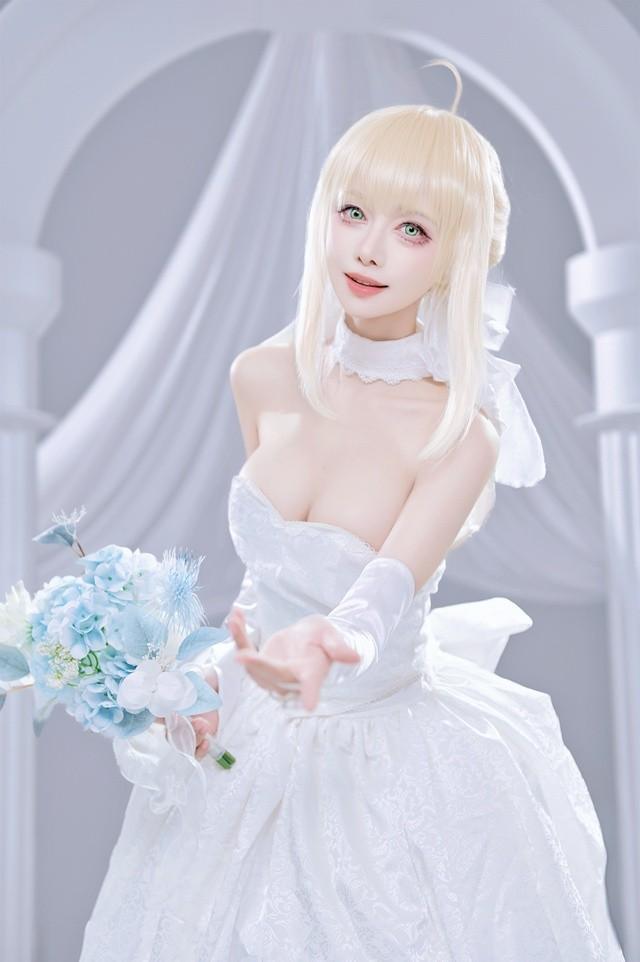 Shika小鹿鹿 – NO.135 FGO-Saber花嫁[22P-284MB]